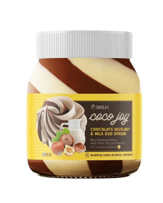 Chokolati Coco Joy Chocolate Hazelnut & Milk Duo Spread 320gm