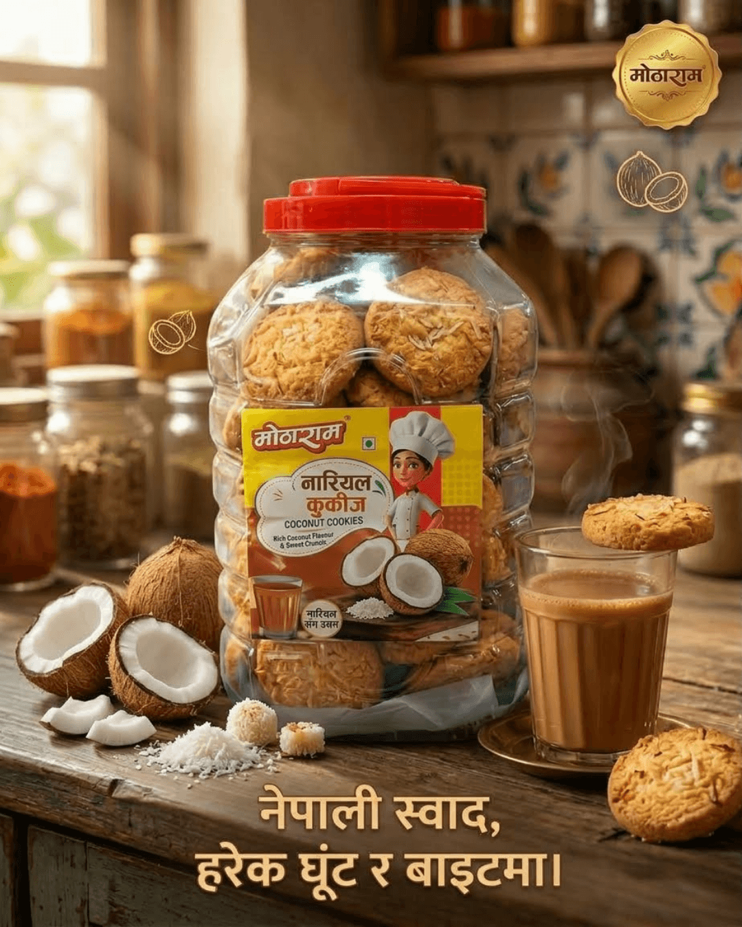 Motaram Handmade Coconut Cookies 720 gm