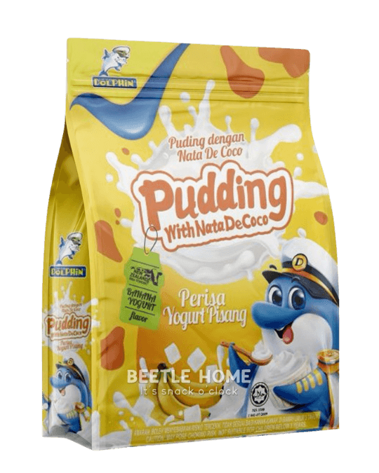 Dolphin Banana Yogurt Pudding with Nata de Coco 320g
