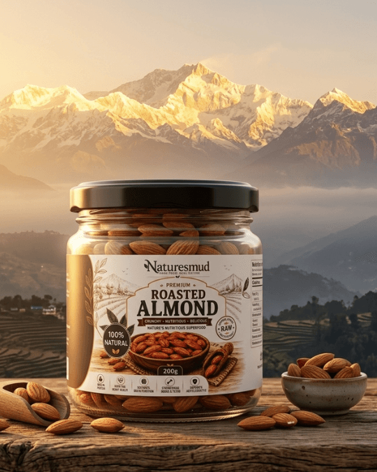 NaturesMud Premium Roasted Almonds 200g