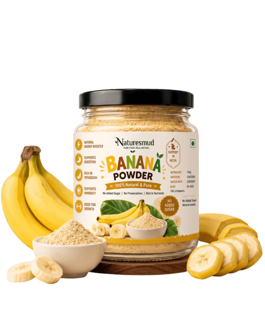 NaturesMud Banana Powder 100g – Natural Banana Powder