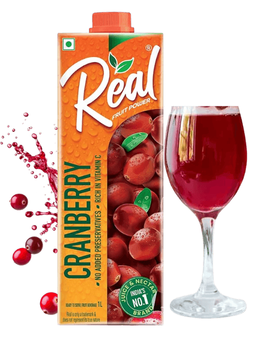 Real Fruit Power Cranberry Juice 1 Ltr