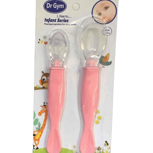 Dr Gym Soft Silicone Spoon Set 2 Pcs