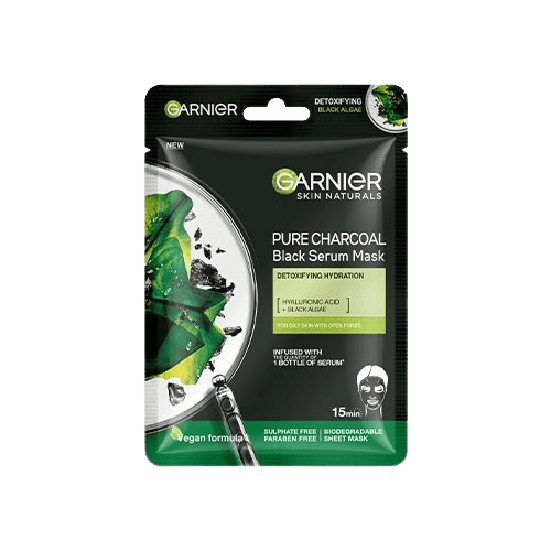 Garnier Bright Complete Charcoal Serum Sheet Mask | 28g