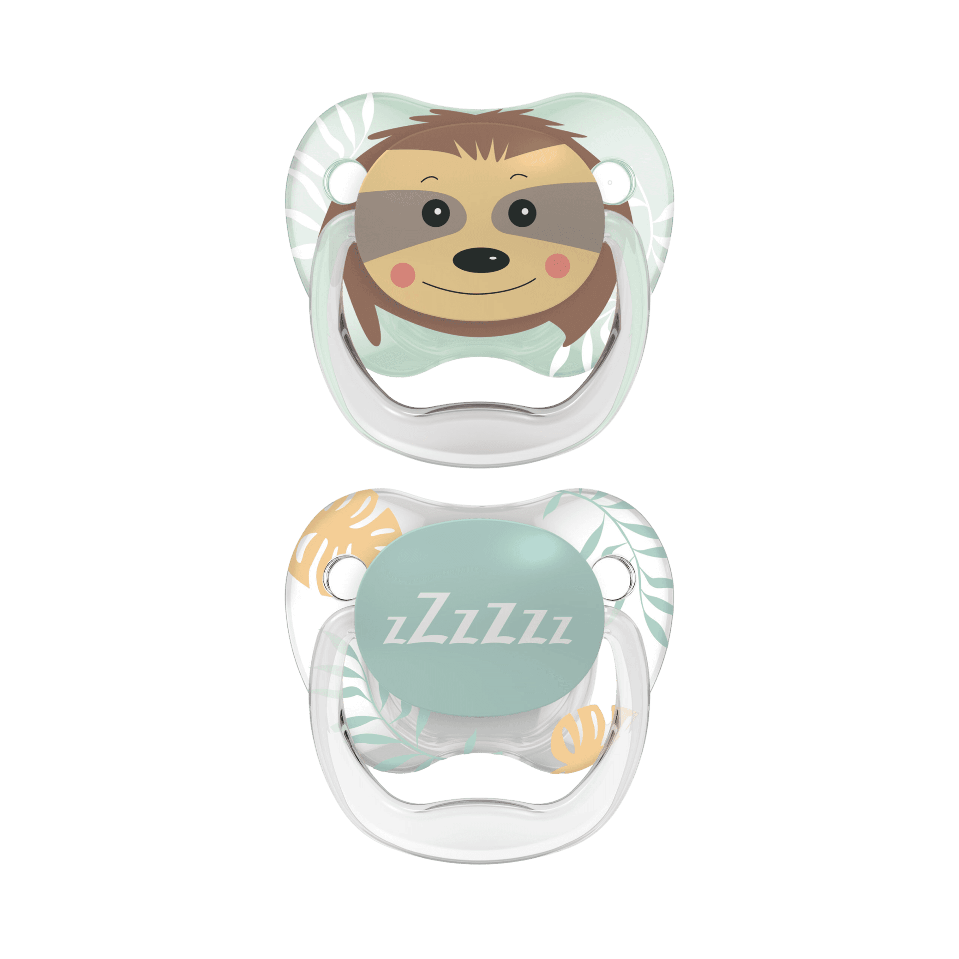 Dr. Brown's PreVent Printed Shield Soother - Stage 2, Green, 2- Pack