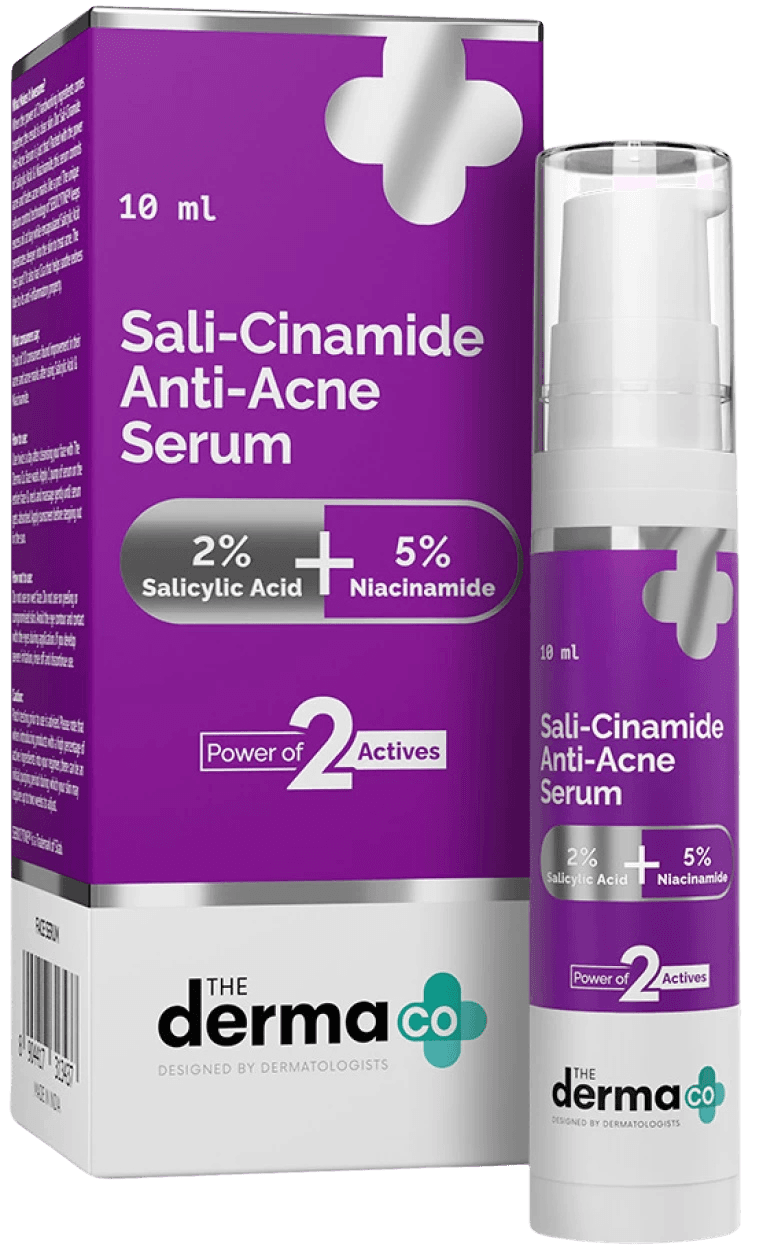 The Derma Co | Sali-Cinamide Anti-Acne Face Serum |  2% Salicylic Acid & 5% Niacinamide |  Acne & Acne Marks | 30ml