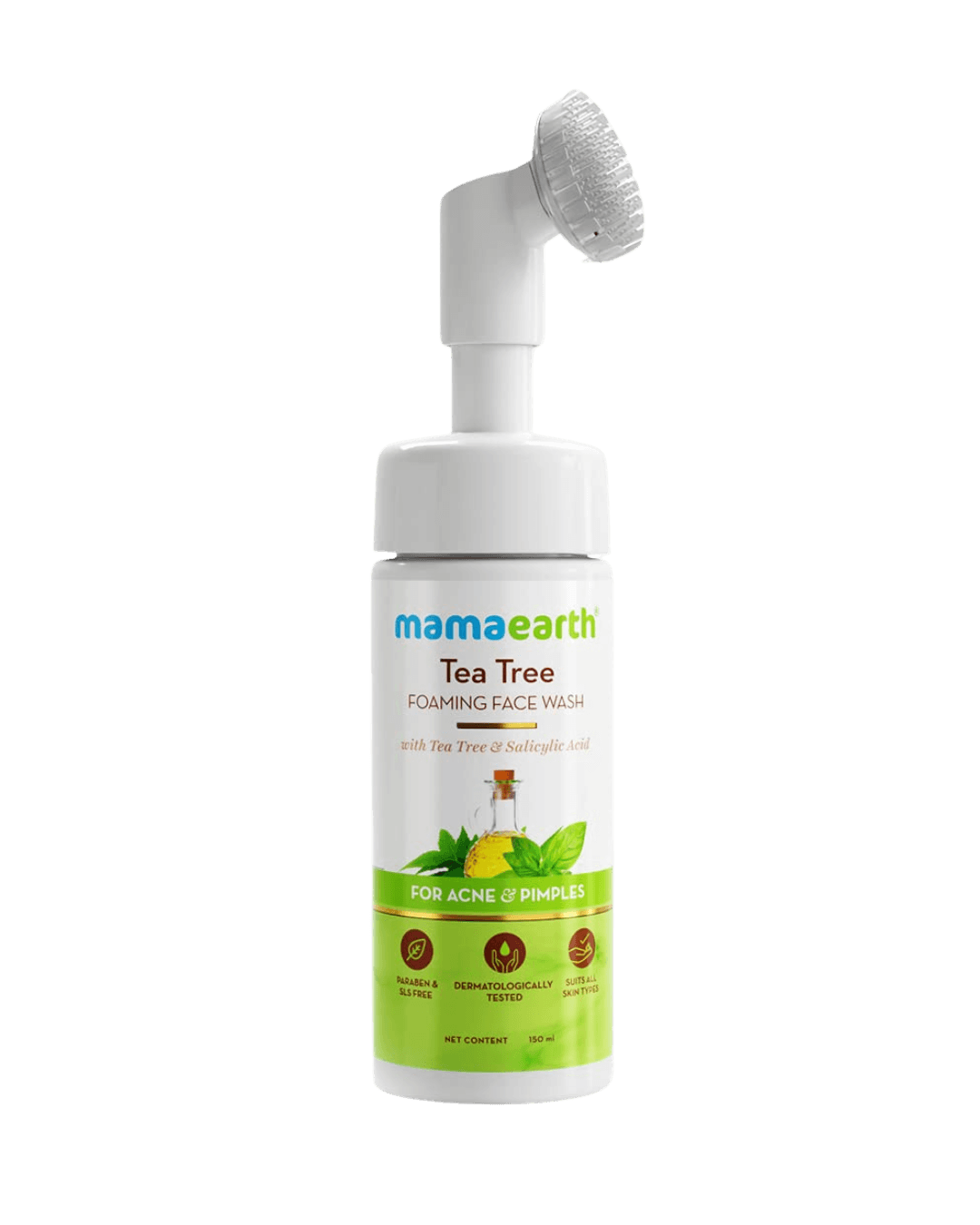 MAMAEARTH |  Tea Tree Foaming Face Wash | Tea Tree & Salicylic Acid |  Acne & Pimples |150ml