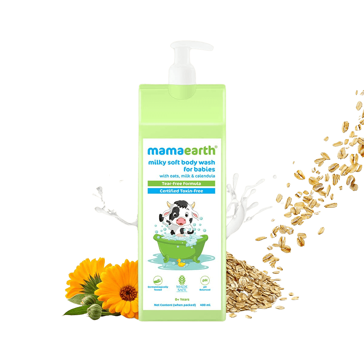 Mamaearth | Milky Soft Body Wash | For Babies | 400ml