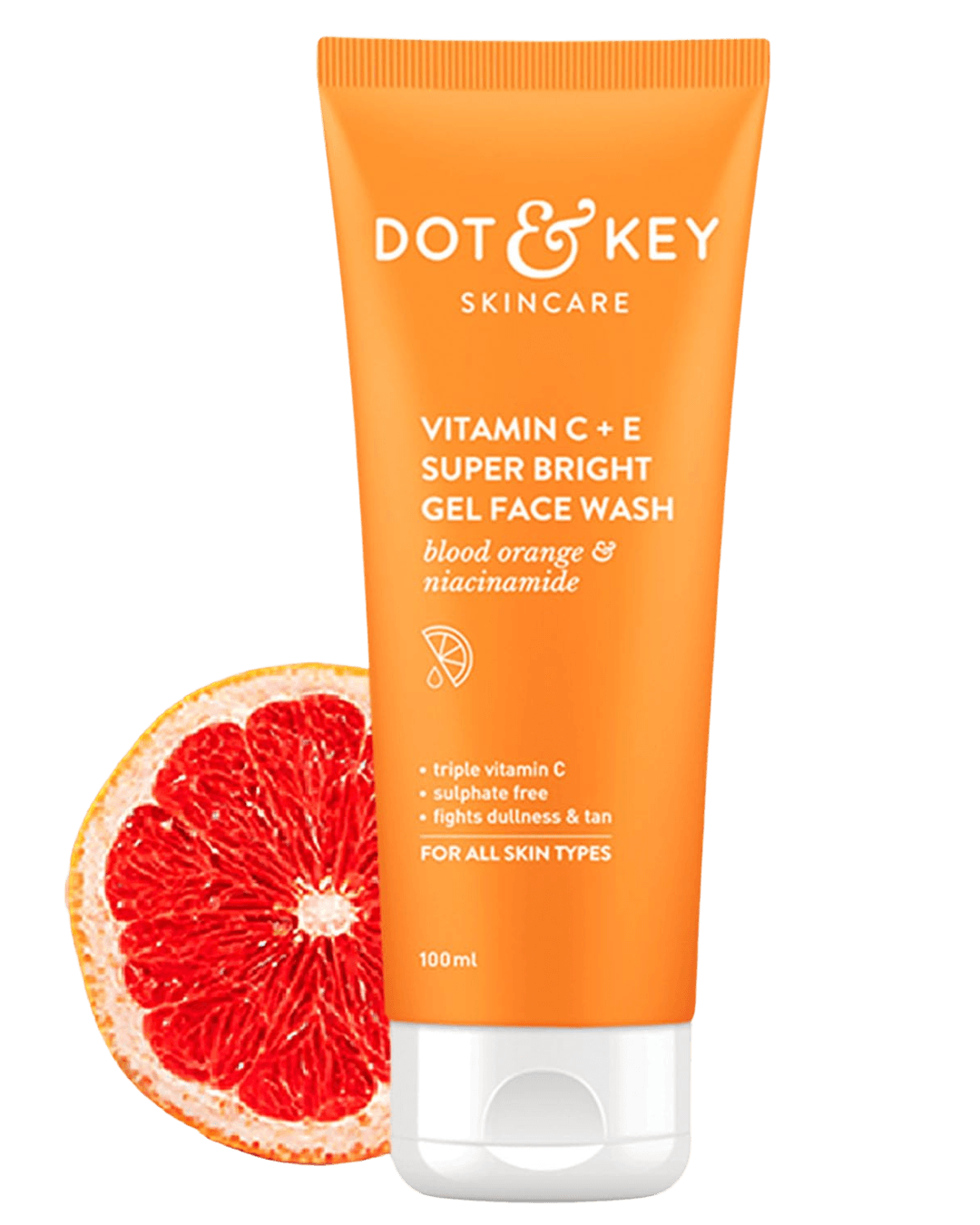 Dot & Key  | Vitamin C + E Gel Face Wash | Glowing Skin | 100ml