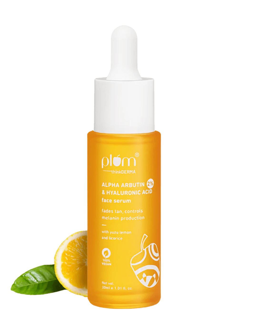 Plum | ThinkDERMA | 2% Alpha Arbutin & Hyaluronic Acid | Face Serum  | 30ml