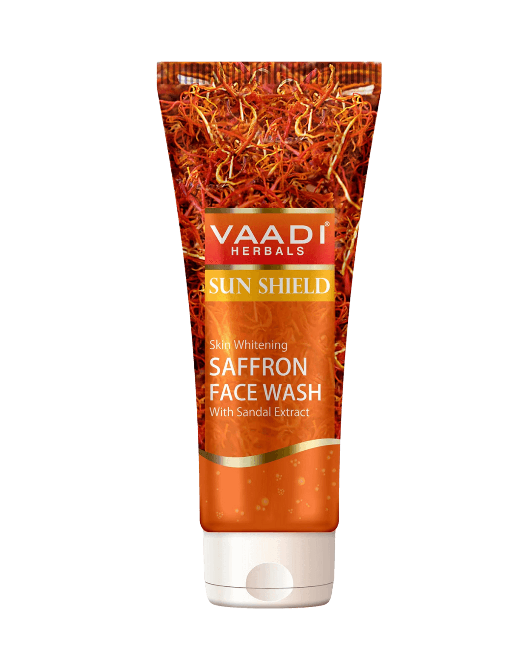 Vaadi Herbals  | Sun Shield Saffron Face Wash |  with Sandal Extract  | 60 ml