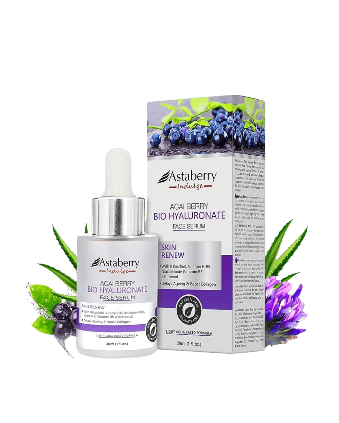 Astaberry | Acai Berry Bio Hyaluronate  | Face Serum | 30ml