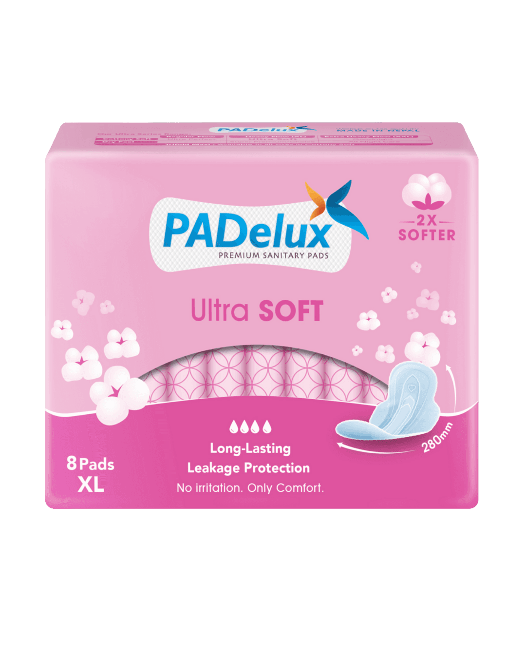 PADelux | Ultra Soft  | XL | 280 mm | 8 Pads