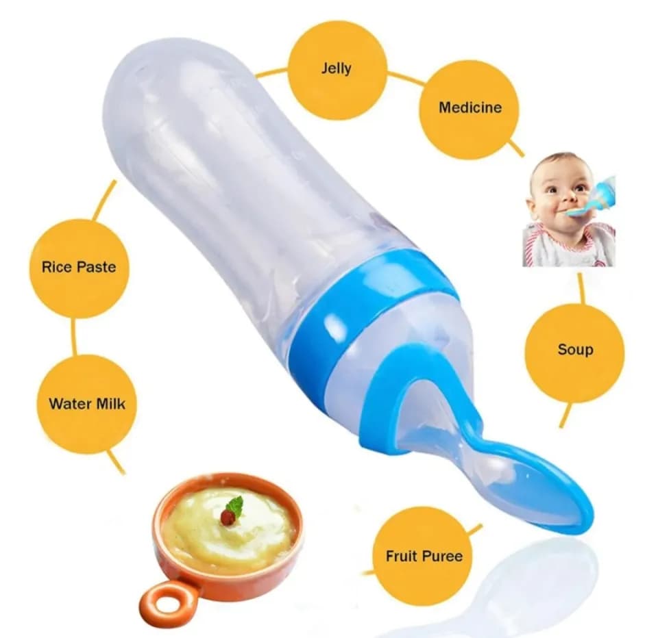 Lito Feeder Soft Silicone Baby Food Feeder with Dispensing Spoon