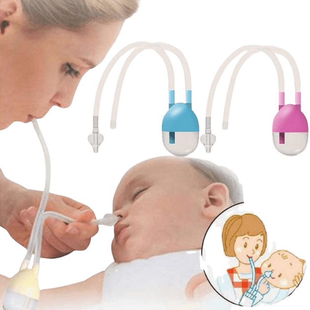 Manual Baby Nose Cleaner – Soft Tip Nasal Aspirator for Infants