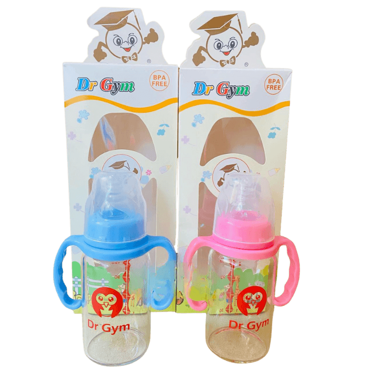 GlassNest Baby Feeding Bottle 240ml – CozyKids x Dr. Gym