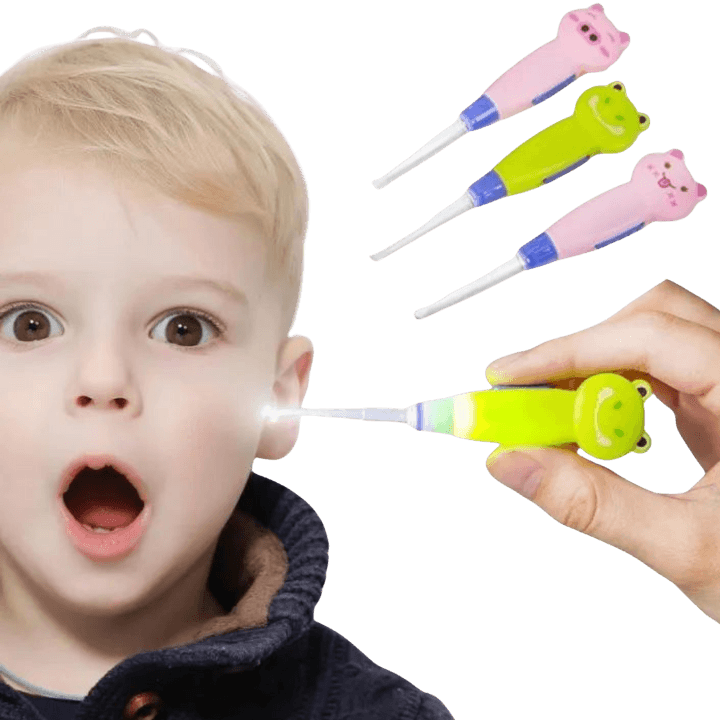 Super Safety Baby Ear Cleaner with Flashlight – Gentle Ear Wax Removal Tool