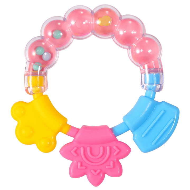 Silicone Baby Teether Bracelet – Safe Hand-to-Mouth Soothing Accessory