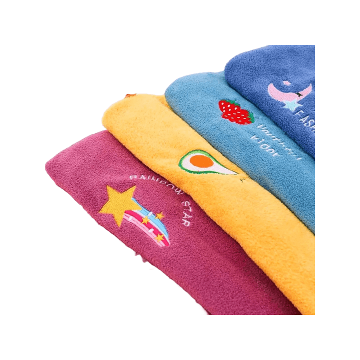 Microfiber Hair-Drying Towel Wrap for Girls
