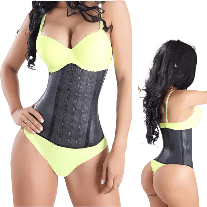 Designeez Performance Waist Trainer Corset Belt – Size S, Black
