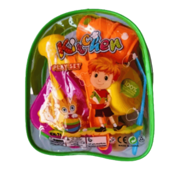 Deluxe Kids Kitchen Play Set with Accessories