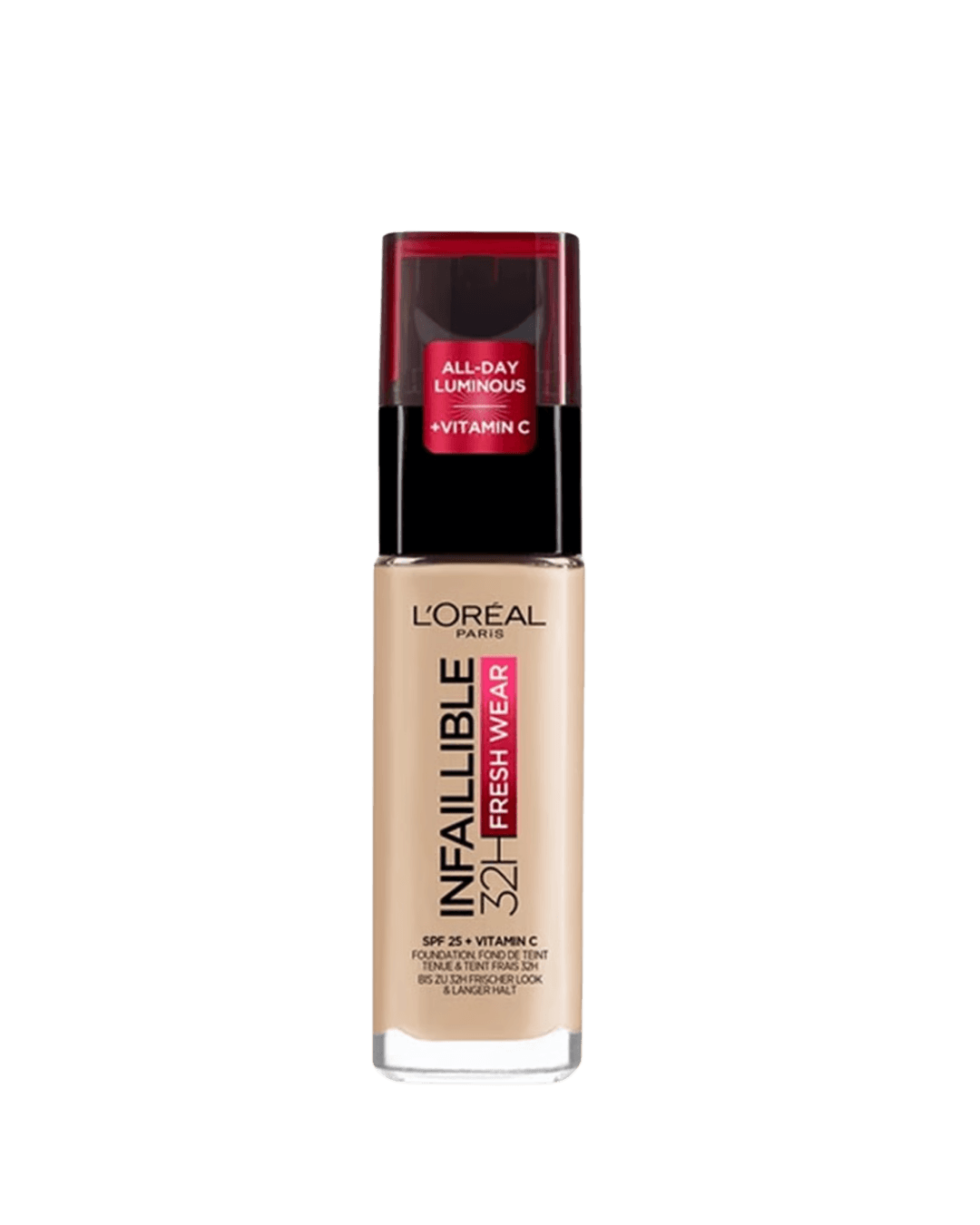 Loreal Infallible 32H Fresh Wear Foundation shade Natural Beige 125 | 30ML