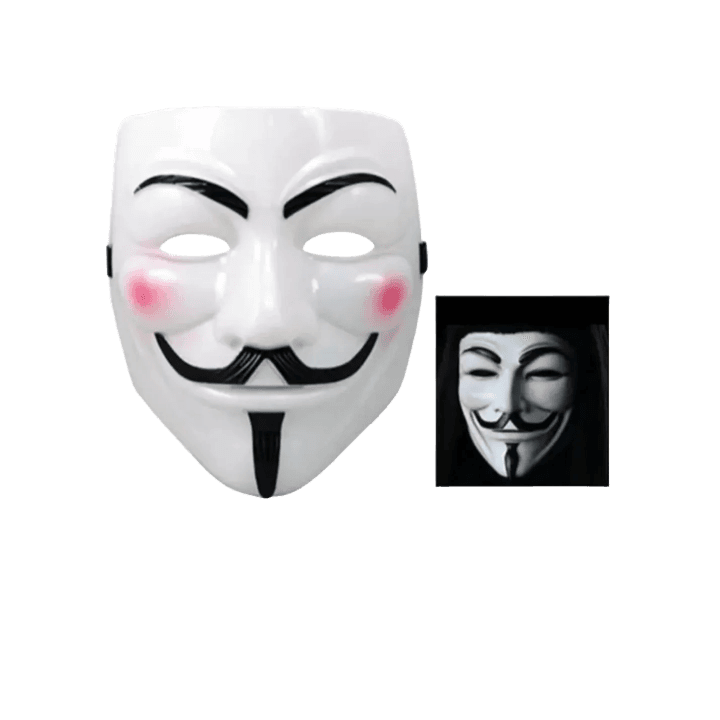 Classic Guy Fawkes Anonymous V for Vendetta Plastic Mask