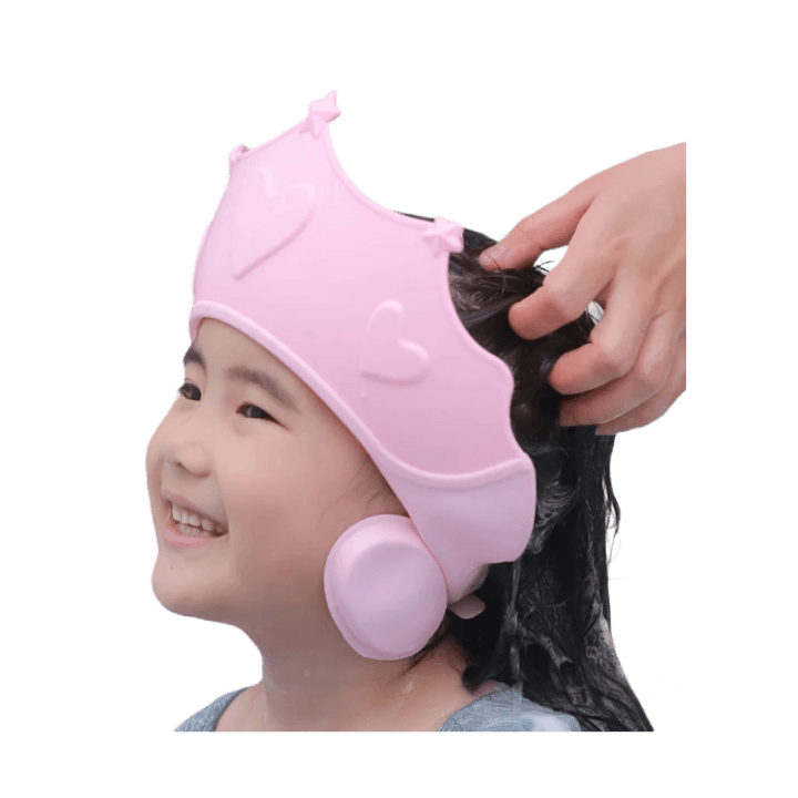 Adjustable Baby Shower Cap for Hair Washing – Soft, Comfortable Fit
