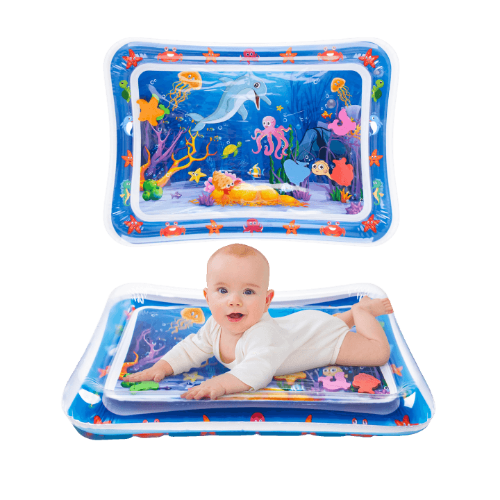 Inflatable Water Play Mat – Baby Tummy Time Activity Center
