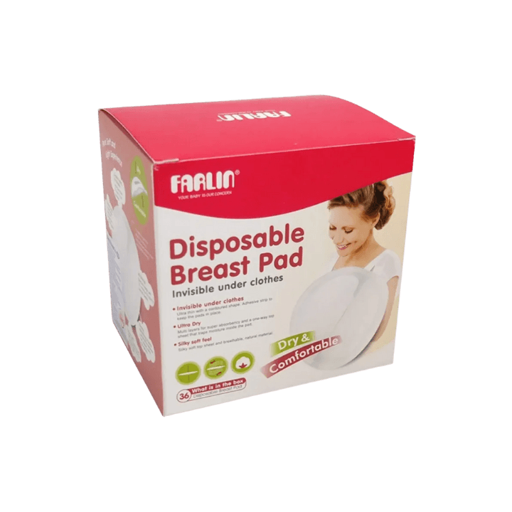 Disposable Breast Pads – Pack of 30, Ultra-Absorbent Nursing Pads for Breastfeeding Moms