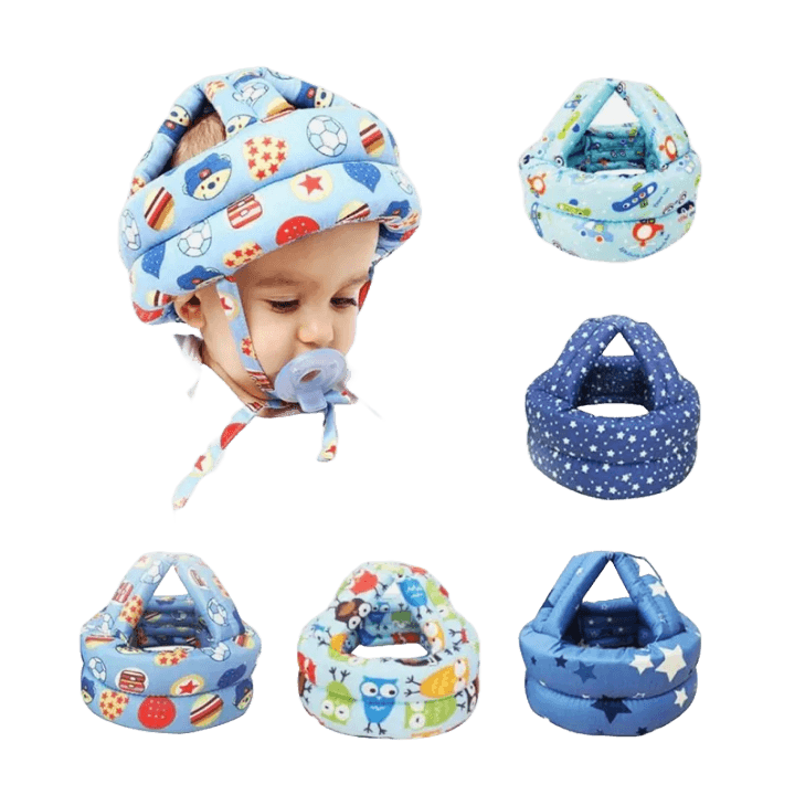 Soft Toddler Anti‑Collision Protective Hat – Cushioned Headgear for Infants & Kids