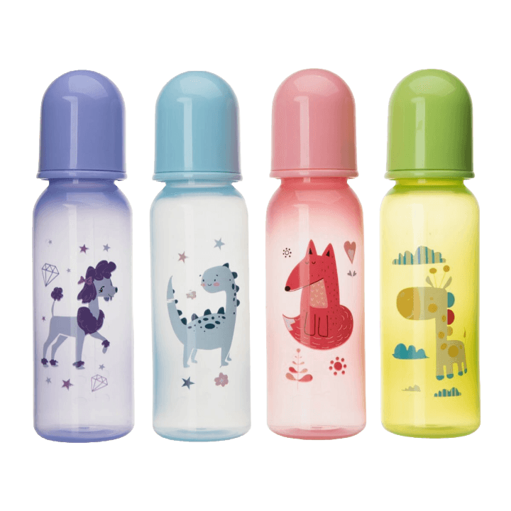 250 ml Silicone & Glass Baby Feeding Bottle