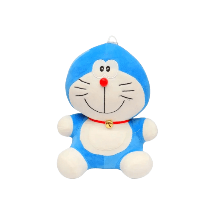 DoraBuddy Plush Soft Stuffed Doraemon Toy – Cute Blue Cartoon Character Doll