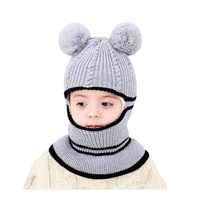 Woolen Knitted Monkey Winter Hat Cap for Girls & Boys