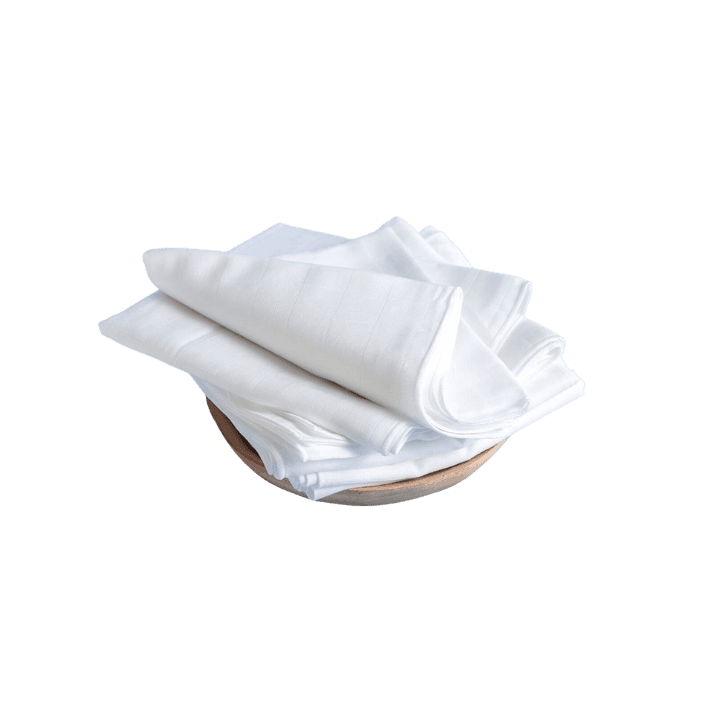 White Safe Baby Inserts Cotton Napkins for Newborns – Pack of 10
