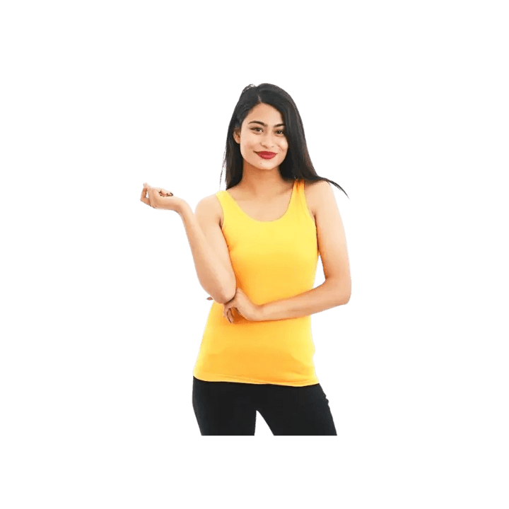Plain Lycra Cotton Tank Top Sando for Women – Slim Fit Free Size