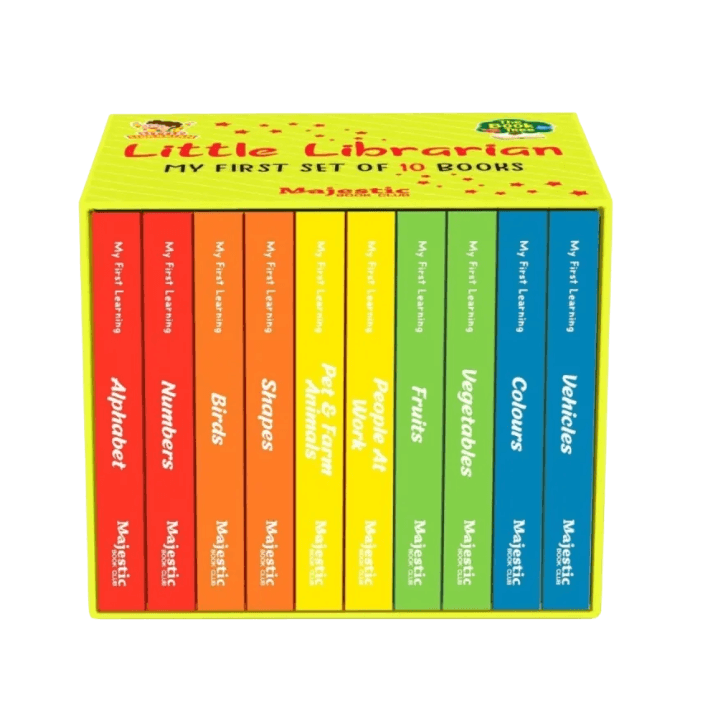 My First Learning Library – Set of 10 Early Learning Board Books for Toddlers