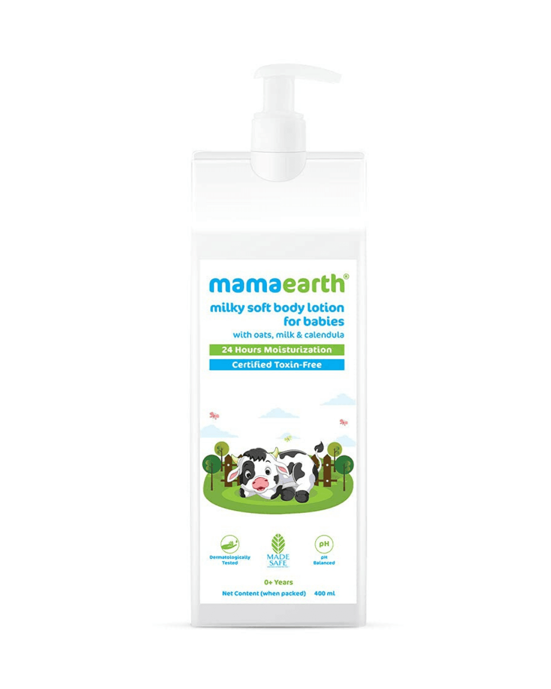 Mamaearth Milky Soft Body Lotion with Oats, Milk & Calendula - 400 ml