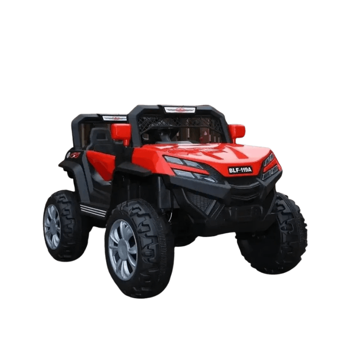 Kids Electric Ride-On Jeep with Remote Control, Music & LEDs