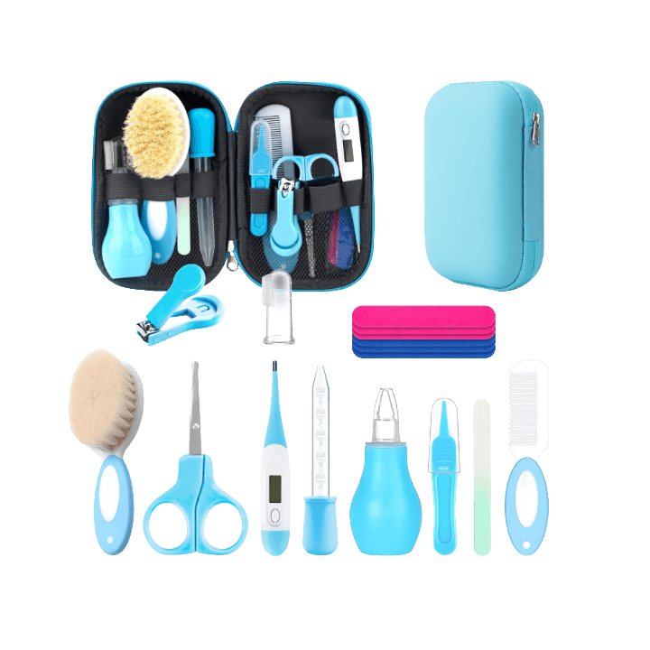 10 Pcs Baby Grooming & Health Care Kit – Infant Hair & Nail Care Set with Gift Box for Newborns