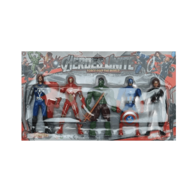 Heroes Toy Collection Marvel Super Heroes Action Figures – Multicolor Mini Figurine Set