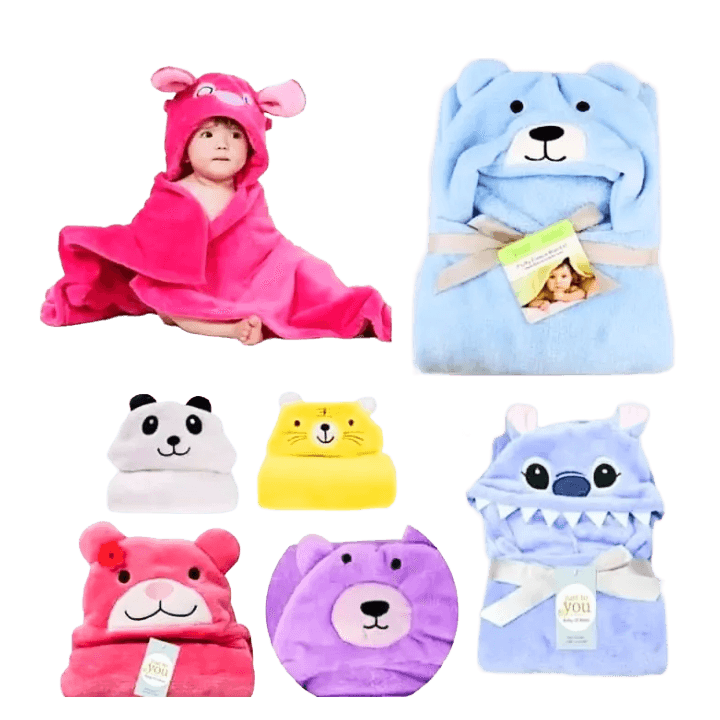 Premium Hooded Baby Blanket with Wrap – Ultra-Soft Luxury Hooded Wrapper for Infants