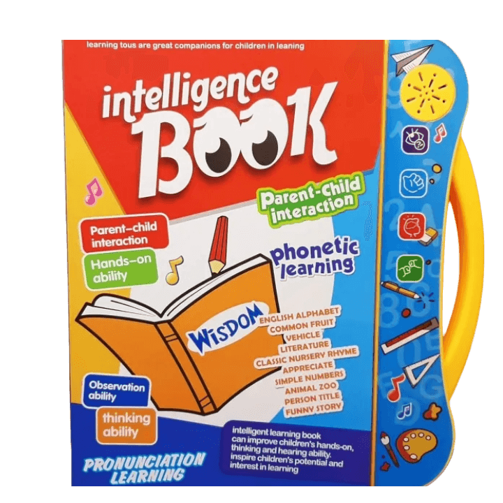 Interactive Electronic Talking Intelligence Learning Book for Kids – Talking Study & Quiz Sound Book