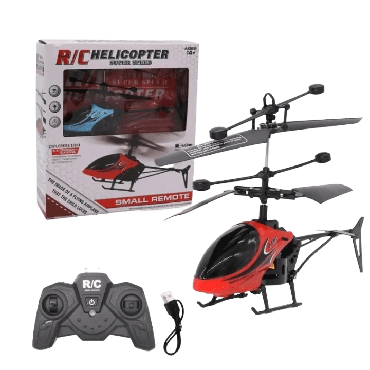 Infrared Induction LED Flashing Helicopter Toy – Gesture‑Controlled Mini Aircraft for Kids
