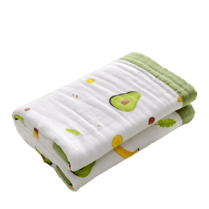 Newborn Cotton Gauze Bath Towel – Six‑Layer Baby Bath & Quilt Blanket