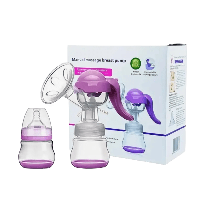 Dr.Gym Manual Breast Pump – BPA‑Free Hand-Operated Breast Milk Expressing Set