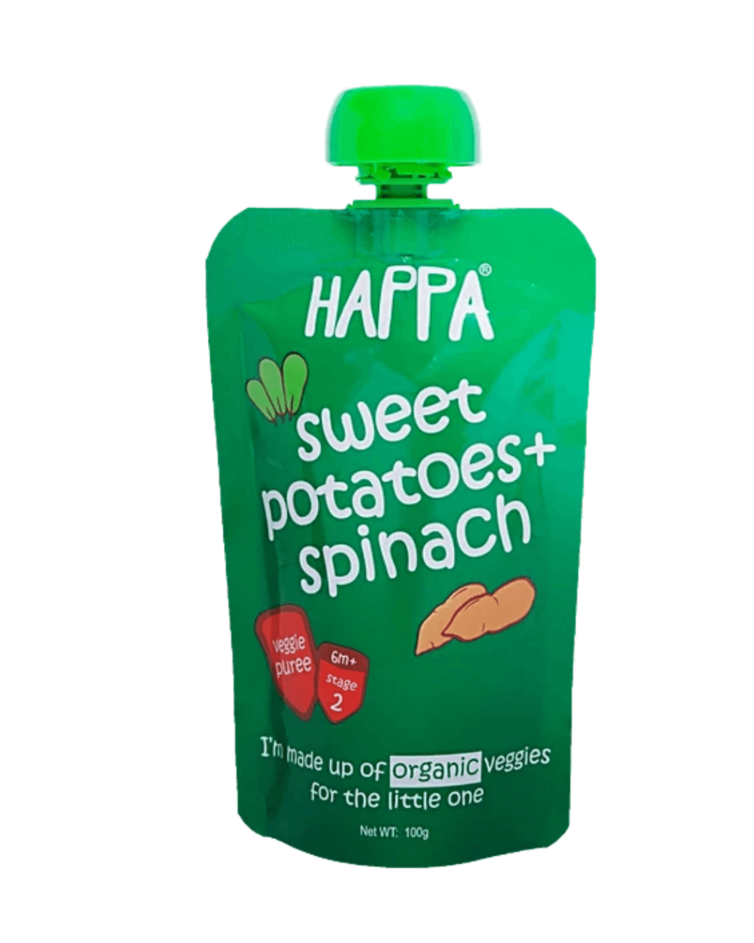 Happa Organic Sweet Potato Spinach |