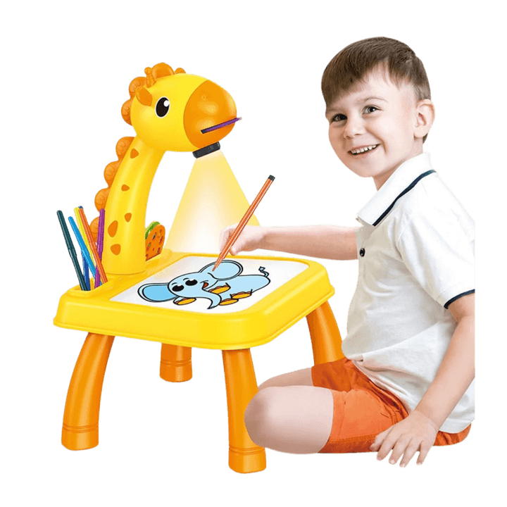 Electric Drawing Projector Table for Kids – LED Trace & Draw Art Station