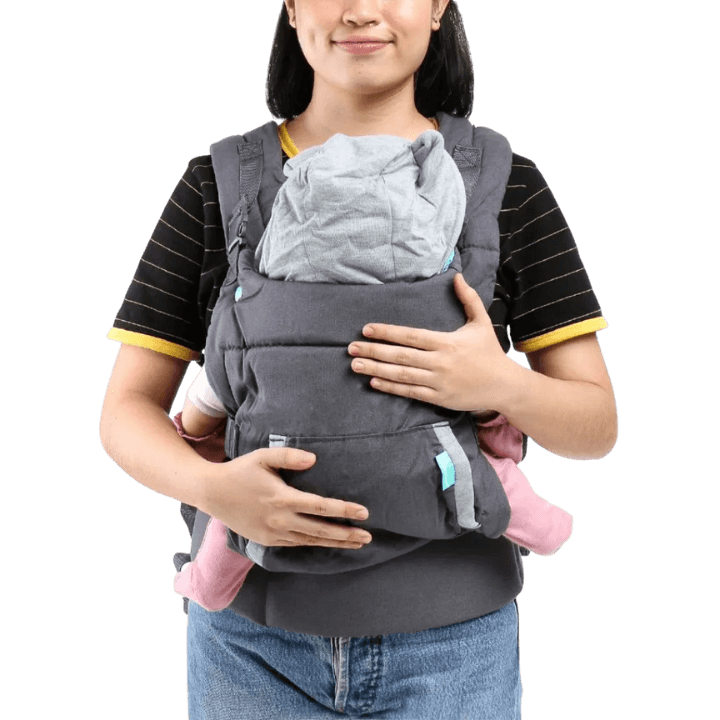 Infantino Cuddle Up Ergonomic Hoodie Carrier – BearFox Hood Front & Back Baby Carrier