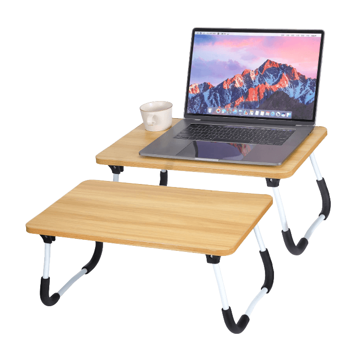 Foldable Bed & Lap Study Table for Kids – Portable Laptop & Activity Desk with Tablet Slot and Cup Holder